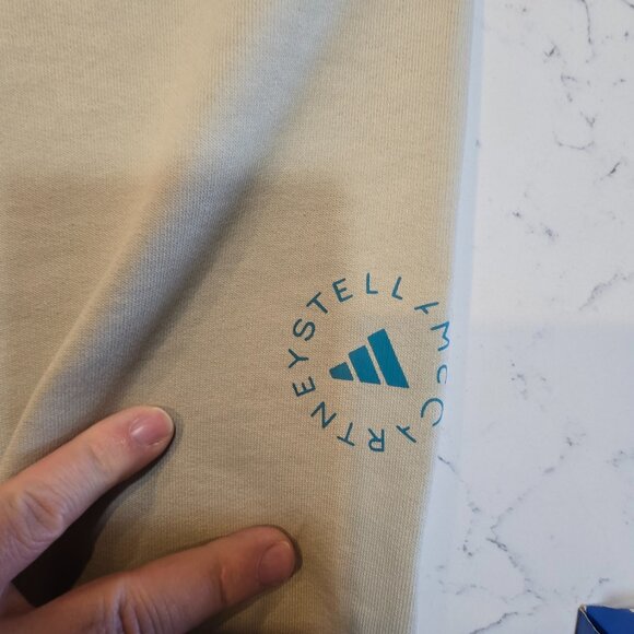 Brand New adidas by Stella McCartney Regular Sweatpants Beige IK9128 XXS/XS NEW - Picture 5 of 16
